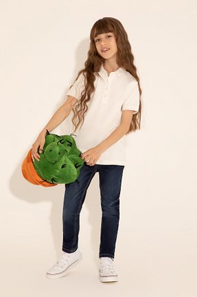 پولوشرت سفید بچه گانه پارچه ای U.S. Polo Assn. - کد 833012019
