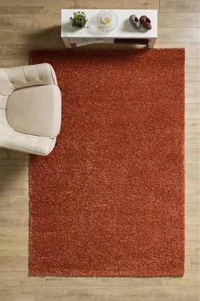 فرش نارنجی آنتی آلرژی Red Halı - کد 695869272