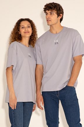 تیشرت طوسی مردانه یقه دوچرخه U.S. Polo Assn. - کد 832990086