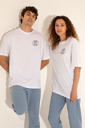 تیشرت سفید مردانه اورسایز U.S. Polo Assn. - کد 833045945