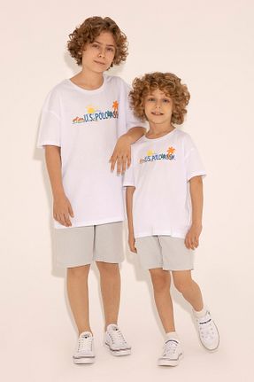شلوارک و برمودا آبی بچه گانه %100 پنبه U.S. Polo Assn. - کد 841674471