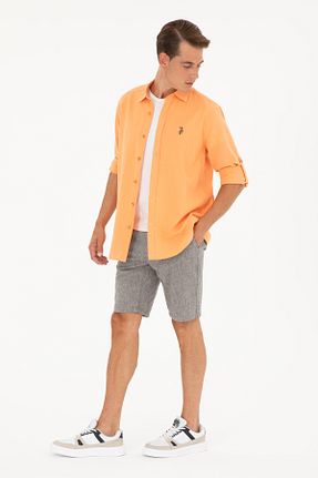 شلوارک و برمودا طوسی مردانه Relaxed U.S. Polo Assn. - کد 834788806
