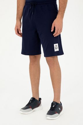 شلوارک و برمودا سرمه ای مردانه بافتنی U.S. Polo Assn. - کد 845436832
