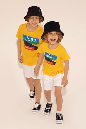 شلوارک و برمودا سفید بچه گانه %100 پنبه U.S. Polo Assn. - کد 841653119