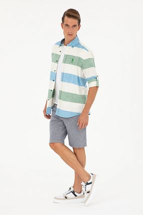شلوارک و برمودا طوسی مردانه رگولار U.S. Polo Assn. - کد 834788802