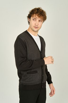 رویه طوسی مردانه پشمی Ateş Triko - کد 861808763