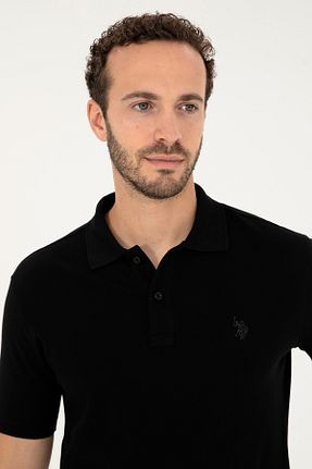 پولوشرت مشکی مردانه پارچه U.S. Polo Assn. - کد 843131347