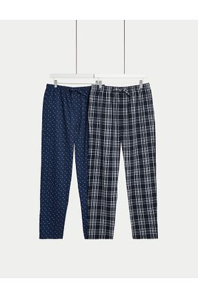پائین تنه راحتی سرمه ای مردانه پنبه ای Marks & Spencer - کد 872207942