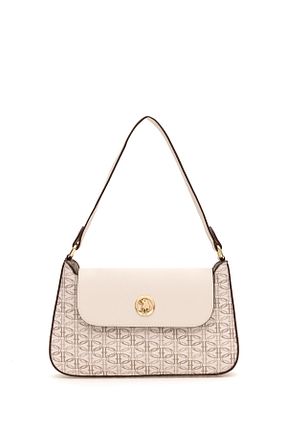 کیف دوشی بژ زنانه پارچه ای U.S. Polo Assn. - کد 832939772
