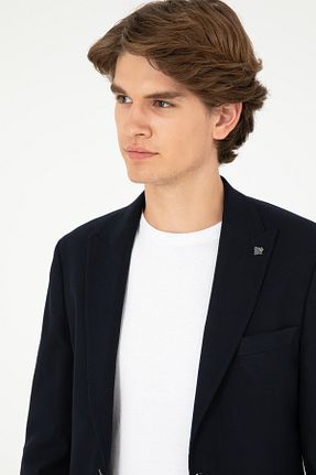 کت سرمه ای مردانه اسلیم U.S. Polo Assn. - کد 855987116