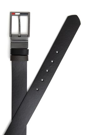 کمربند مشکی مردانه چرم خالص U.S. Polo Assn. - کد 849047001