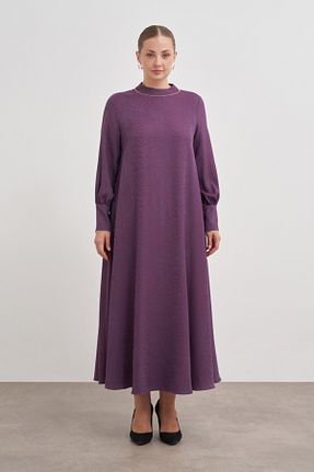 لباس حجاب بنفش زنانه رگولار Aker - کد 861841666