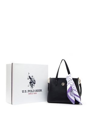 کیف دوشی سرمه ای زنانه پارچه ای U.S. Polo Assn. - کد 832968080