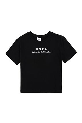 تیشرت مشکی بچه گانه یقه دوچرخه U.S. Polo Assn. - کد 852127935