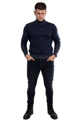 شلوار جین آبی مردانه رگولار LACARINO - کد 378353551