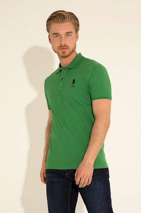 پولوشرت سبز مردانه پارچه ای U.S. Polo Assn. - کد 833139916