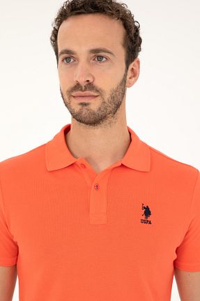 پولوشرت صورتی مردانه پنبه ای U.S. Polo Assn. - کد 849768661