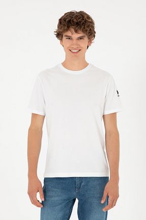 تیشرت سفید مردانه رگولار U.S. Polo Assn. - کد 917443551