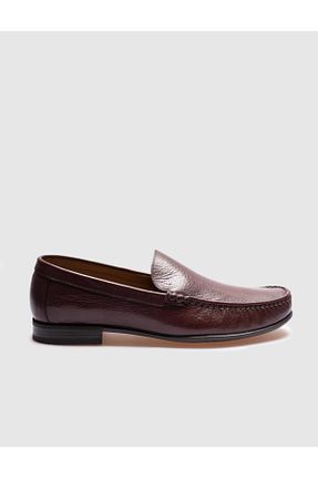 کفش لوفر قهوه ای مردانه چرم خالص Cabani - کد 215624564