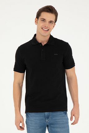 پولوشرت مشکی مردانه %100 پنبه U.S. Polo Assn. - کد 315939176