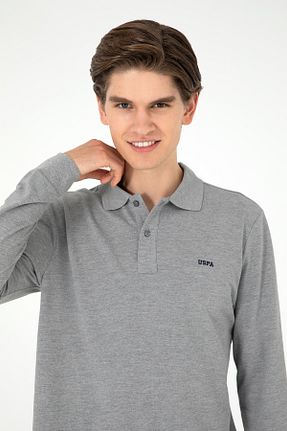 سوئیشرت طوسی مردانه ساده U.S. Polo Assn. - کد 857640295