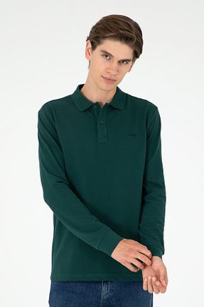 سوئیشرت سبز مردانه ساده U.S. Polo Assn. - کد 857646097