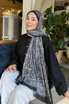 شال مشکی زنانه lamelif.com - کد 861894403