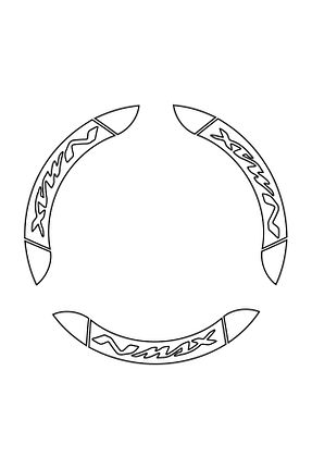 تانک پد و استیکر Motiker - کد 841219917