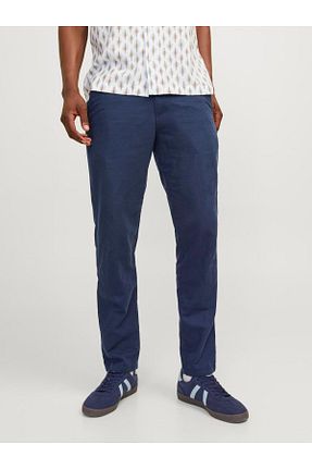 شلوار سرمه ای مردانه پنبه ای Jack & Jones - کد 822873105