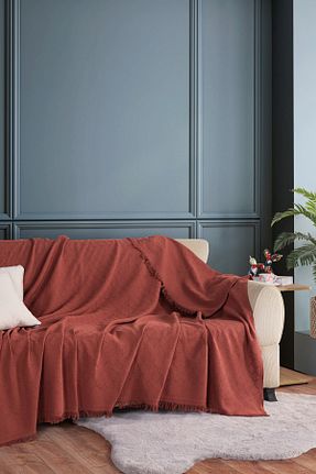 کاور مبل نارنجی پنبه ای ZEBRA CASA - کد 861914445