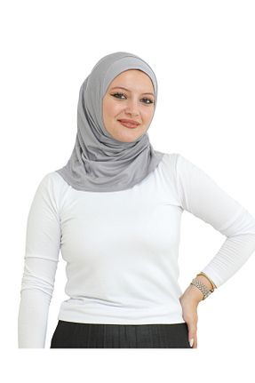 روسری طوسی پنبه ای Modish Group - کد 861920983