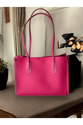 کیف دوشی صورتی زنانه چرم مصنوعی MAJESTY NORTH - کد 861911623
