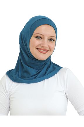 روسری فیروزه ای پنبه ای Modish Group - کد 861920985