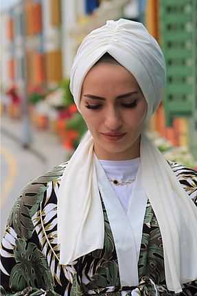 کلاه شنای حجاب نباتی زنانه merveninbutiği - کد 861920777