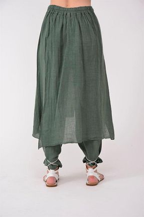 شلوار خاکی زنانه پارچه Bohem Stil - کد 303625700