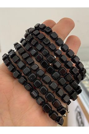 دستبند جواهر بژ زنانه سنگ طبیعی Kiriş Gümüş - کد 861930886