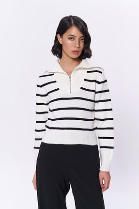 پلیور مشکی زنانه Boyfriend Quzu - کد 861930322