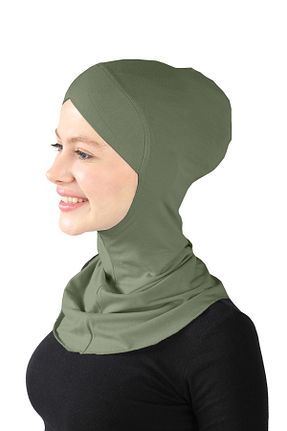 کلاه شنای حجاب خاکی زنانه Ecardin - کد 861951286
