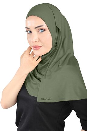 روسری خاکی Ecardin - کد 861951537