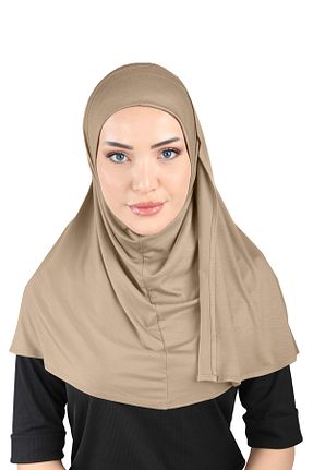 روسری قهوه ای Ecardin - کد 861951245