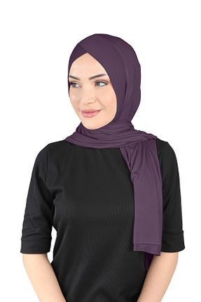 روسری بنفش پلی استر Ecardin - کد 861951050