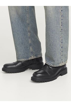 بوت / نیم بوت مشکی مردانه پاشنه تخت Jack & Jones - کد 861950938