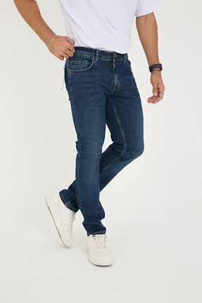 شلوار جین سرمه ای مردانه رگولار ENZİM JEANS - کد 861949289