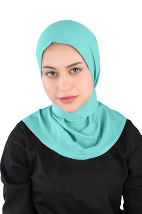روسری سبز ساده Ecardin - کد 861951229
