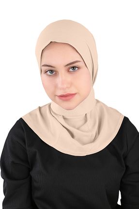 روسری سرمه ای ساده Ecardin - کد 861950991