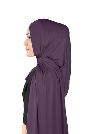 روسری بنفش پلی استر Ecardin - کد 861951050