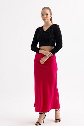 دامن حجاب قرمز زنانه کمر کش دار Sense - کد 861949189
