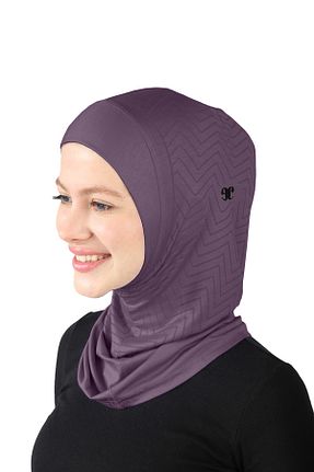 کلاه شنای حجاب بنفش زنانه Ecardin - کد 870673079