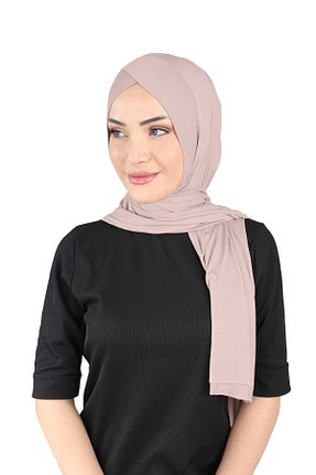 روسری طوسی پلی استر Ecardin - کد 861951271