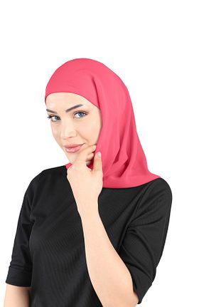 روسری صورتی شیفون Ecardin - کد 861951885